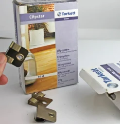 Outlet NYTT! 50 st Tarkett Clipstar Clips med skruv och plugg inkl moms Gulv, Fliser & Klinker