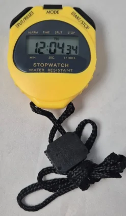 Tradera NYTT Stoppur Stopwatch Gul Tidtagarur Tidtagarklocka Tidtagning Sportur TA TID> Stopure