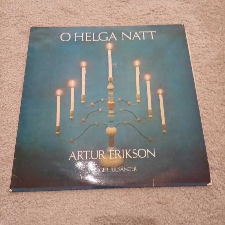 Tradera O Helga Natt - Artur Erikson sjunger julsånger| Vinyl