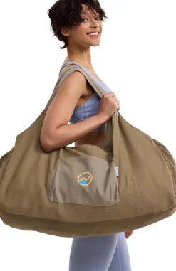 Tradera Oanvänd JoYnWell XL Yoga- och Gym-Väska. 76cm bred. 50L Brun.> Yoga