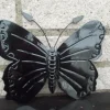 Tradera Oanvänd Svart fjäril i plåt t.ex för trädgården| Havedekorationer