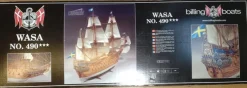 Tradera Obyggd modell av Vasa skeppet - Billing Boats WASA No. 490 laserskuren| Skalamodeller