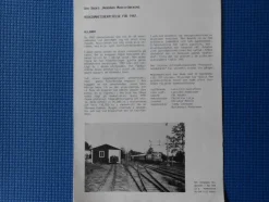 Tradera OHS Bruks Järnvägs Museiförening Verksamhetsberättelse 1987> Jernbane- & Sporvogns-memorabilia