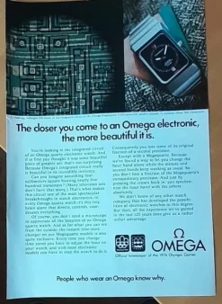 Tradera Omega Constellation USA annons från 1975> Andet Urrelateret