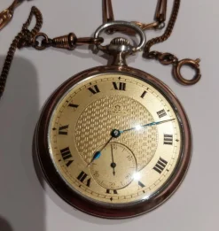Tradera Omega fickur silver> Lommeure