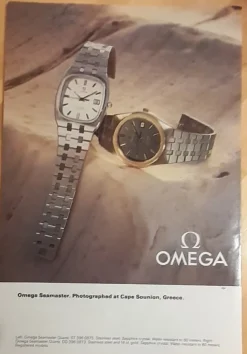Tradera Omega Seamaster USA tidnings annons från 1981> Andet Urrelateret