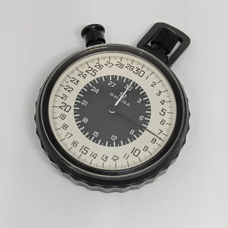 Tradera Omega tidtagarur, stort, i glasfiber 63 mm> Stopure