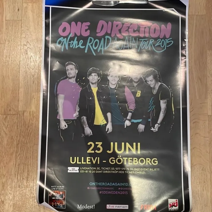Tradera One Direction ( Harry Styles) On The Road Again Tour 2015 - Poster| Musikplakater