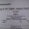 Outlet OPETH på Cirkus. EN biljett Lyxplats Koncerter