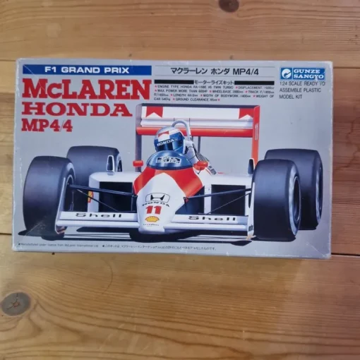 Tradera Oöppnad Gunze Sangyo McLaren Honda MP4/4 F1 Modellbyggsats| Plastik Byggesæt