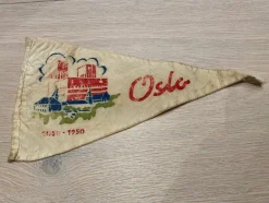 Tradera Oslo (Norge) 900 år jubileumsvimpel vimpel kuriosa retro 50-tal> Flag