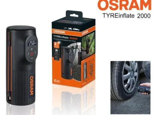 Tradera Osram TYREinflate 2000 laddningsbar kompressor däckpump ficklampa| Service & Reparation