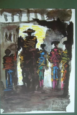 Tradera PABLO PICASSO KONSTPLANSCH i FÄRGOFFSET (SJ12:13)| Plakater