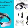 Tradera Paket Oculus Quest2 Head Wear Strap T2 och VR Soft bag extra stor> Leg & Spil