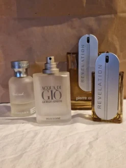 Tradera Parfymset: Burberry Weekend, Armani Acqua di Gio, Pierre Cardin Revelation> Parfumer & Dufte