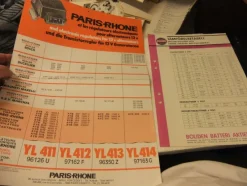 Tradera Paris-Rhone Elektronikregulatorer för 12V Generatorer Brochyr| Autodele & Reservedele
