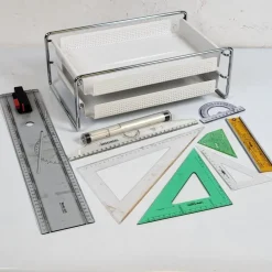 Tradera Parti kontorsmaterial - Geometriset i plast & dokumentfack i metall - Linjaler> Kuglepenne & Tilbehør