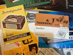 Tradera Parti med Tandberg Broschyrer och Manualer till TV,bandspelare från 50,60,70 tal> Technica & Nautica