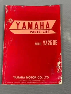 Tradera Parts list Yamaha YZ250e Yz250 yz 250 e| Motocross