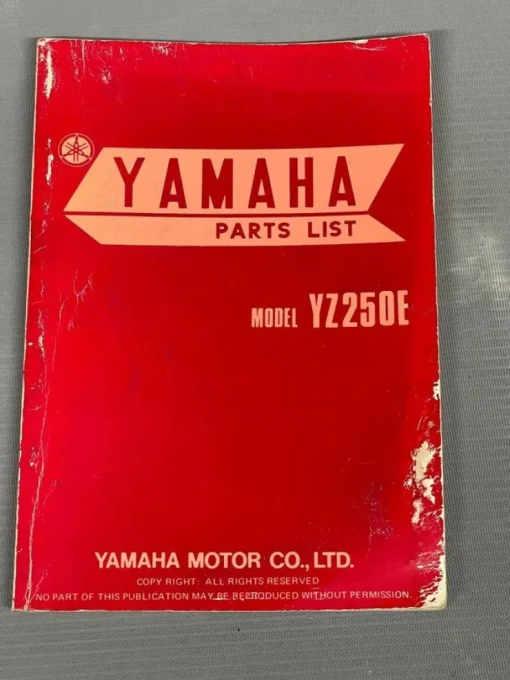 Tradera Parts list Yamaha YZ250e Yz250 yz 250 e| Motocross