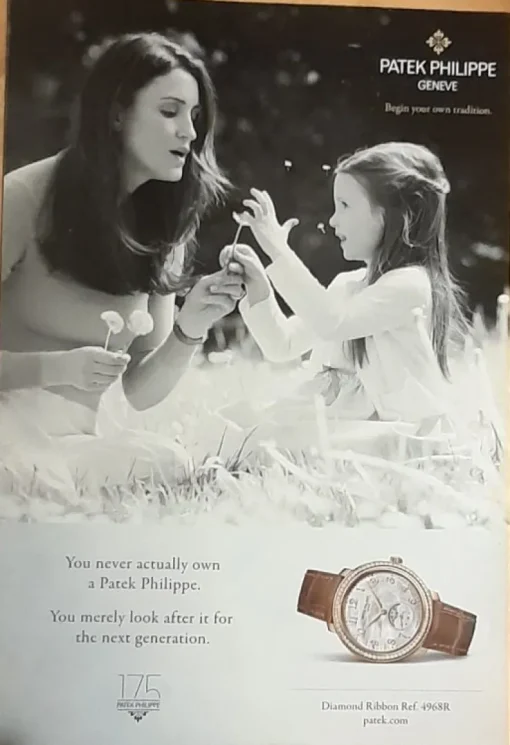 Tradera Patek Philippe Diamond Ribbon USA tidnings annons från 2014> Andet Urrelateret