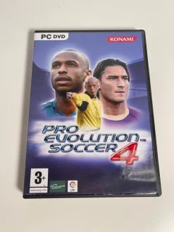 Tradera PC Spel - Pes 4. Pro Evolution Soccerz DVD-Rom Henry Totti> Computerspil
