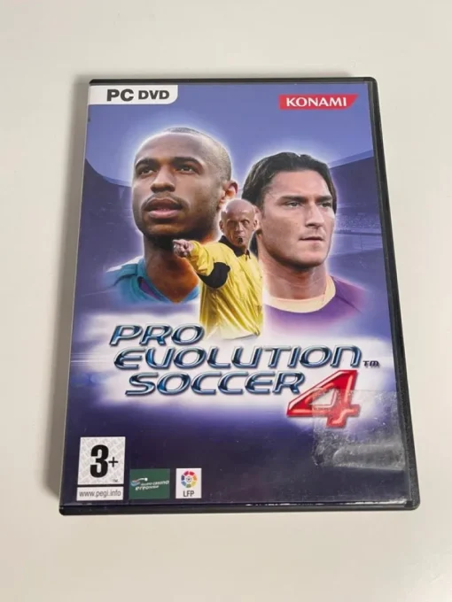 Tradera PC Spel - Pes 4. Pro Evolution Soccerz DVD-Rom Henry Totti> Computerspil