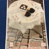 Tradera Permin of Copenhagen - broderi, kaffemönster 80x80 cm| Syning & Strik