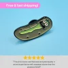 Fashion PICKLE RICK Enamel Pin | Rick & Morty | Cartoon Badge Brooche | Hard Enamel Pin Stofmærker & Pins