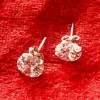 Tradera Piercing, Örhängen, Blingbling 8 mm, Äkta 925 Silver,> Piercinger