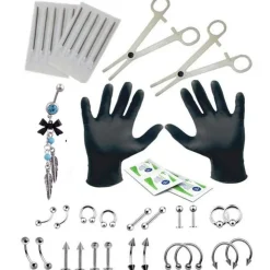 Tradera Piercing Set 40 st. Verktyg> Piercinger