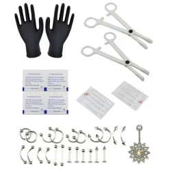 Tradera Piercing Set 40 st. Verktyg> Piercinger