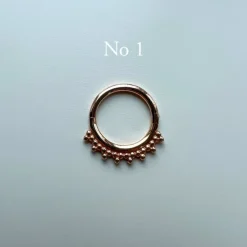 Tradera Piercingsmycke 14k solid roséguld, nr 1> Piercinger
