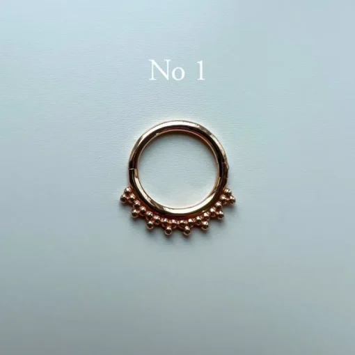 Tradera Piercingsmycke 14k solid roséguld, nr 1> Piercinger