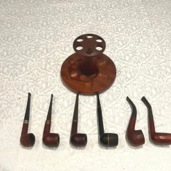 Tradera Pipor från 70-talet samt ställning> Tobakiana