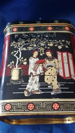 Tradera plåtburk burk TE BURK !> Metalemballage