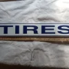Tradera plåtskylt tires däck> Skilte