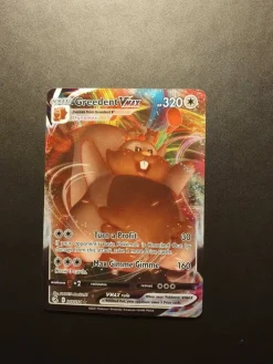 Tradera Pokemon Greedent Vmax 218/264 Fusion Strike> Samlebilleder