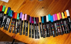 Tradera Posca pennor PC-3M 30 st| Kunstnerartikler
