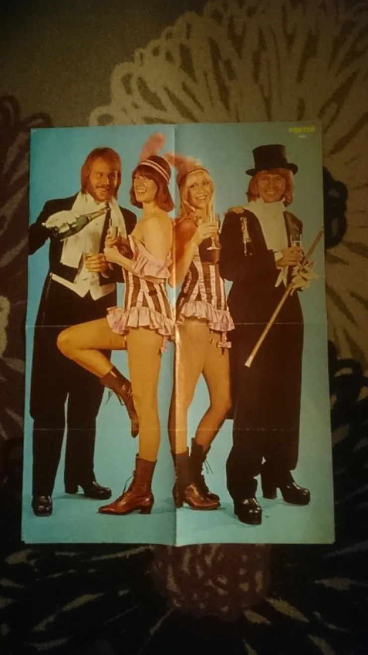 Tradera Poster med Abba| Musikplakater
