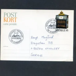 Tradera Postkort stämplat POSTAD OMBORD GÖTEBORG-IMMINGHAM TOR SCANDINAVIA 1976| Båd- & Skib-memorabilia