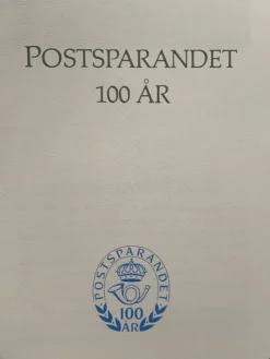 Tradera POSTSPARANDET 100 år. SAMLAROBJEKT.> Øvrige Samleobjekter