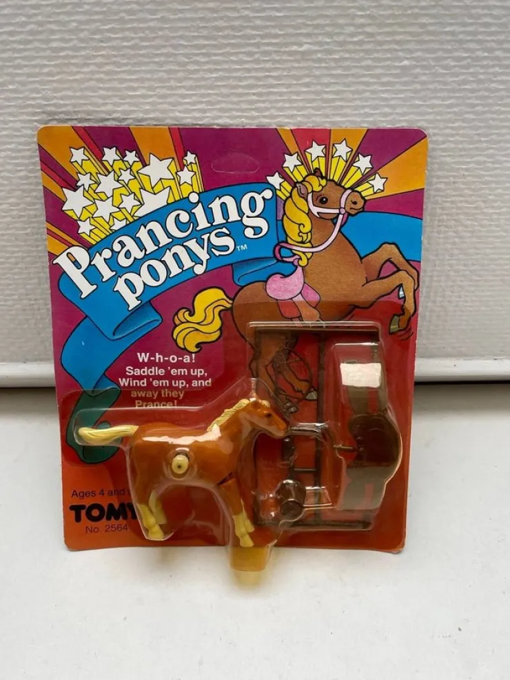 Tradera Prancing ponys häst vintage svensk Tomy oöppnad - Palomino| Dukker