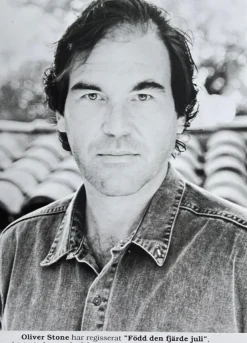 Sale Press Foto - Född den Fjärde Juli - Porträtt av Oliver Stone - USA - 1989 Arkæologi