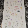 Tradera Pressade blombilder klistermärken| Scrapbøger