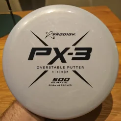 Tradera Prodigy PX-3 500 Plastic Overstable Putter> Discgolf
