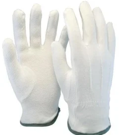 Sale Protec® Bomullshandske PVC prickar - L - 1 par Beskyttelsesudstyr & Beklædning