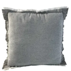 Tradera Prydnadskudde Grå/Vit ca 40x40cm Kudde| Boligtekstiler