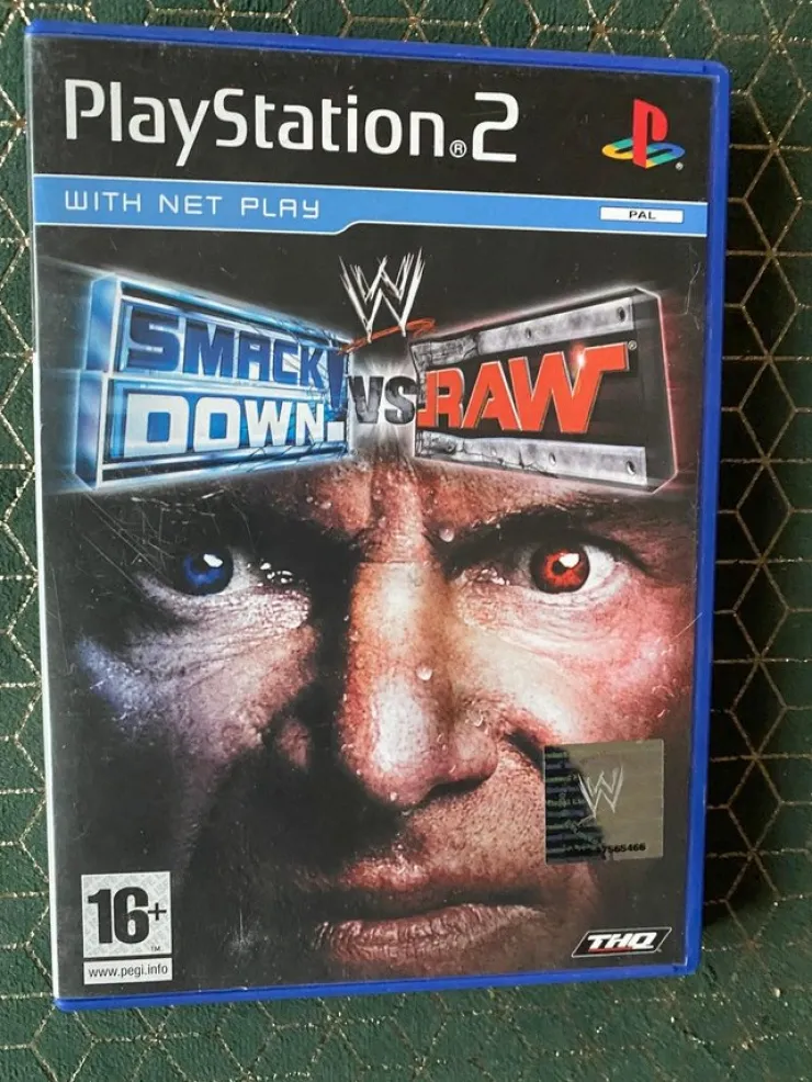 Tradera PS2 Smack Down vs Raw> Computerspil