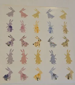 Flash Sale PÅSK STCKERS med Glitter Højtider